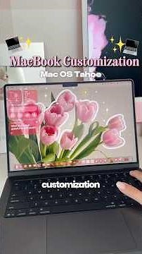 M5 MacBook Pro CUSTOMIZATION!✨💻 Mac OS Tahoe