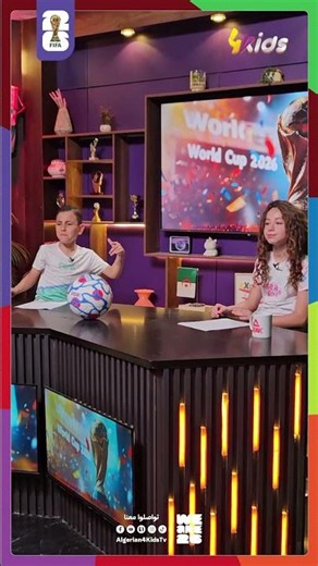 قبل ما يشعل الضوء الأخضر 🎬، هكّذا يستعد آدم ودانيا للمونديال ديالنا مع فريق 4kids !