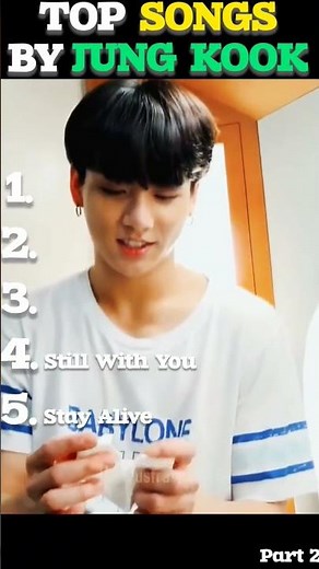 TOP SONGS BY JUNG KOOK (Part 2) #jungkook #bts #music