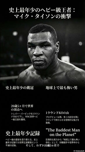 🥊マイク・タイソン：史上最年少王者の伝説