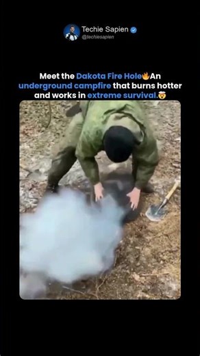 Dakota Fire Hole: The Hidden Underground Campfire Used in Extreme Survival! 🔥🤯