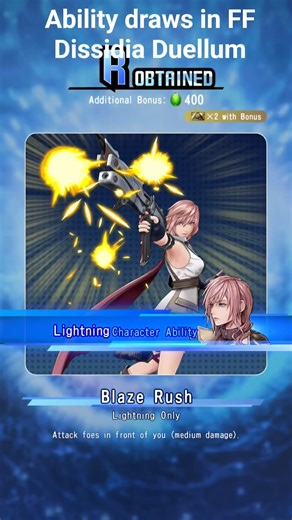 ability draws in dissidia duellum #finalfantasy #ffdd