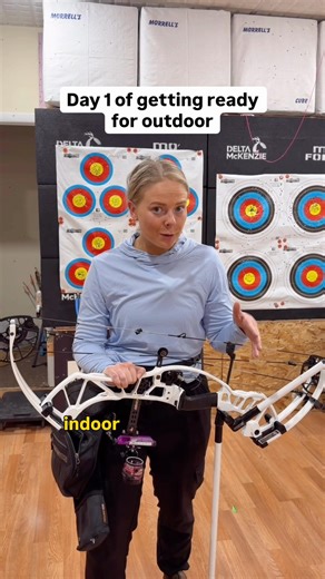 Adjusting for longer range shots #archery #technique