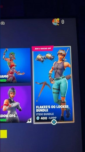 Fortnite Flakes OG Locker Bundle Item Shop!