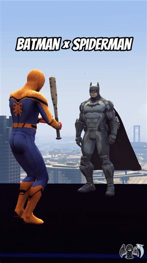 Orange Spider-Man FINALLY Knocks Out Batman with a Bat 😂⚾ | GTA 5 Ragdoll