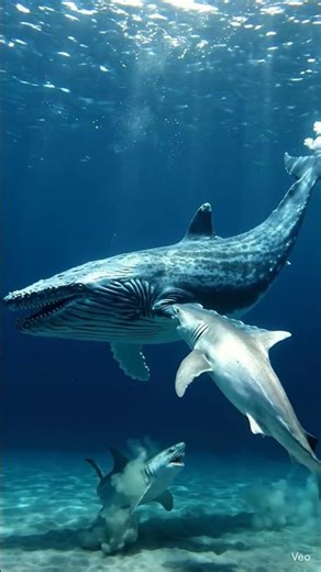 Deadly Shark Hunt in the Deep Ocean