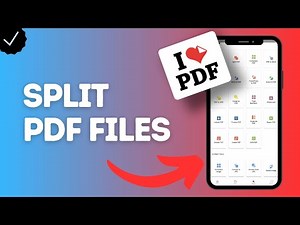 How to Split a PDF by File Size Using the ILovePDF App