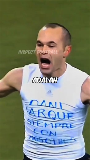 Iniesta Memberikan Penghormatan Abadi untuk Sahabatnya