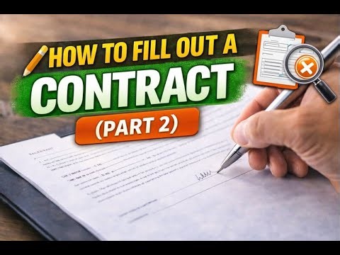 How to Fill Out a Real Estate Contract | Part 2 Tutorial | Wholesaling Tips