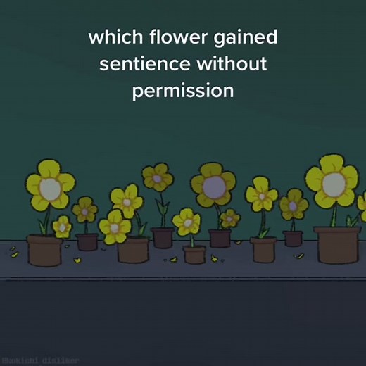 Unauthorized Sentient Flower in Undertale Fan Art