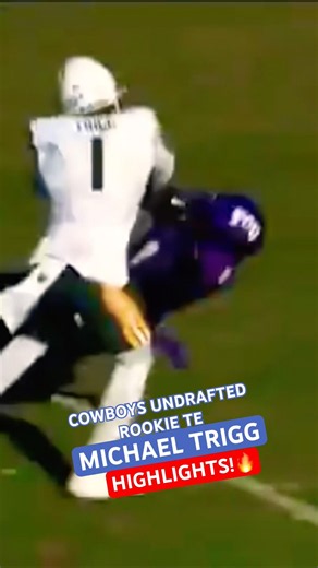MICHAEL TRIGG ✭ #COWBOYS UNDRAFTED ROOKIE TE’s #HIGHLIGHTS 🔥 6’4” 240 lbs UDFA From Baylor! 👀 #NFL