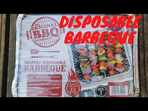 How to use an instant Disposable BBQ