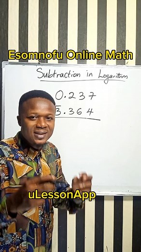 Subtraction in Logarithm