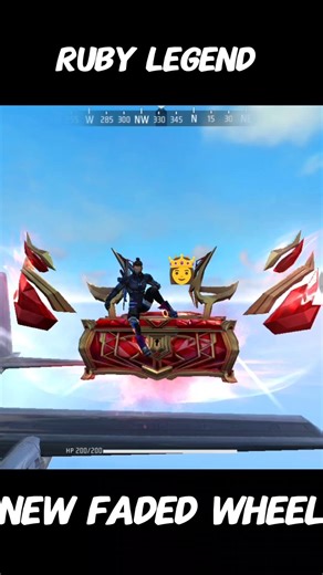 NEW FADED WHEEL EVENT IN FREE FIRE MAX ❕ RUBY LEGEND SKYWING NEW EVENT #freefireshorts #ffnewevent