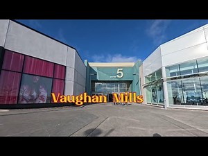 [4K] Vaughan Mills Shopping Centre Mall Walk Tour, Toronto, Ontario