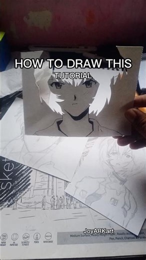 How to make "Sky art" #art #shorts #anime #animeart #animestyle #drawing #kinukoycraft