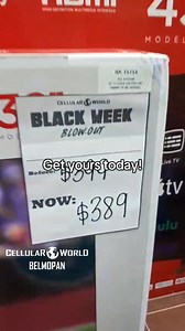 A new Smartphone for only $99 and a Samsung TV for only $329 in Belmopan! get yours at Cellular World. #cellularworldbze #Belmopan #Blackweek #smartphones #sale | Cellular World Belize