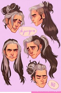 The Best 17 Long Hair Male Drawing Reference