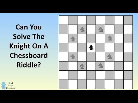 Can You Solve The Knight On A Chessboard Riddle? Math Olympiad Problem