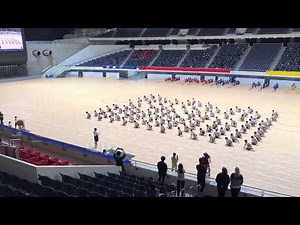 2022城西体育祭 中3集団行動 交差行進