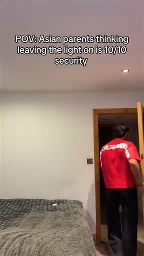 Who needs locks and cameras #security #relatable #lights