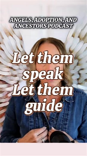 It all began with this... Let them speak and then listen. #angelsadoptionancestors #podcast #angelspeak | Divine Angelic Guidance - Michelle Irene