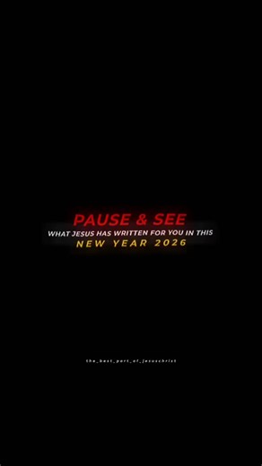 the_best_part_of_jesuschrist on Instagram: "✝️Share this reel & let someone receive their 2026 verse from God 🙌🏻 . . . Copyright © 2025 @the_best_part_of_jesuschrist All Rights Reserved. This content, including all images, videos, designs, reels, captions, quotes, and artwork posted on this page, is the intellectual property of @the_best_part_of_jesuschrist Any form of copying, reposting, editing, downloading, resharing, distributing, or using this content without explicit written permission i