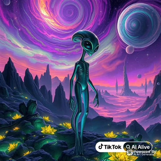 💚alien walker🖤 👽#beauty #alien