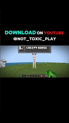 ⬇️ DOWNLOAD ⬇️Minecraft Creepy Horse Mod | Minecraft Bedrock Creepy Horse Mod | MCPE Creepy Horse