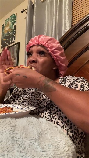 Oh nothing enjoying my $9.99 any size any topping pizza with Domino's Pizza while watching The Perfect Neighbor on Netflix 😁 | Barbie Davis