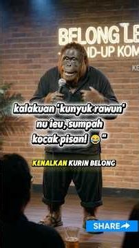 ORANG UTAN NGOMONGKEUN KURIR PAKET! 😂 #shorts #sunda