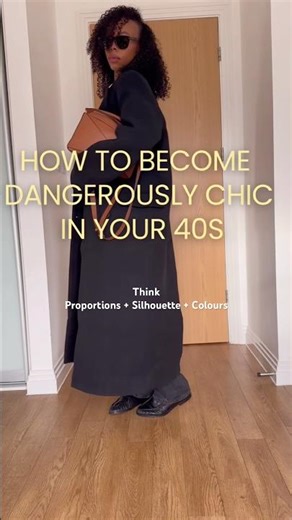 How to become dangerously chic in your 40s without spending money ✨ #ootw #styleover40 #chicoutfit