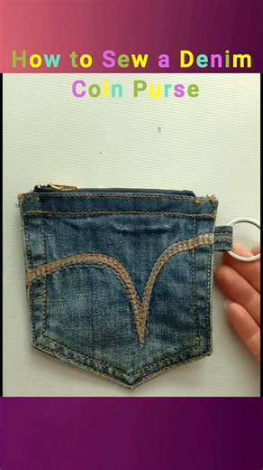 How to Sew a Denim Coin Purse #denimlove #DenimRecycle #recycledfashion #sustainablesolutions #coinpurse #purselover #seasonsgreetings2023 #HolidaySeason2023 #fypツ #holidaystyle #seasonsgreetings #fypviral #happyholiday #fypシ゚viralシ #bagmaking #keyrings #keyringgift #crafts #trending #selfimprovementdaily #diyideas #howto #reelsfypシ #howtomake #easytolearn #freetutorial #giftideas #howtosew | All Girls' Things