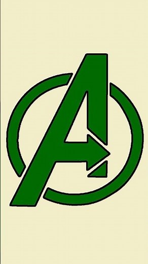 Draw Avengers Logo #avengersdrawing #drawing #easydrawing #avengersart #art