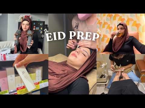 Getting Ready for Eid 🌙 Brows, Nails & Shopping + Hijab Tutorial