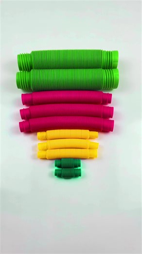 Exploring Colorful and Flexible Pop Tubes