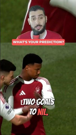 Arsenal vs Liverpool Score Prediction! #liverpool #premierleague #arsenal