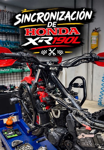 Sincronización de Honda XR190L