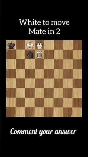 Brilliant Chess Mate in 2: Queen and Rook Endgame Tactic Explained