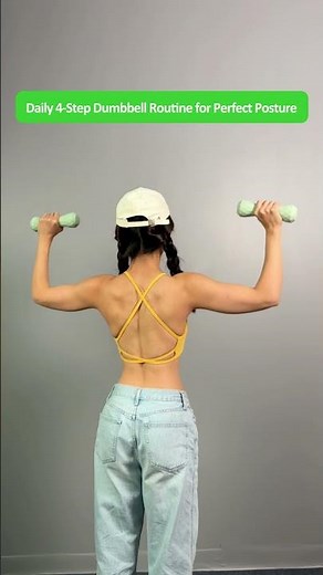 4 Dumbbell Moves to Firm Your Armpits, Reveal Collarbone, and Sculpt a Strong, Elegant Back