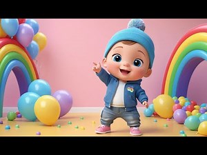 Rainbow Numbers Learning | Fun Colors & Numbers Nursery Rhyme for Kids | Baby Learning Song