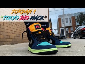 HONEST REVIEW OF THE JORDAN 1 RETRO HI "TOKYO BIO HACK"!!! JORDAN 1 TOKYO BIOHACK ON FOOT IN 4K!!