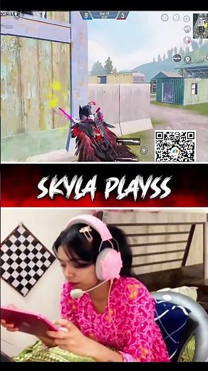 Singer streamer 🤣🤣🤣 || wait for ‪@skyla_playsLive‬ #bgmi #livestream #girlgamer #viral