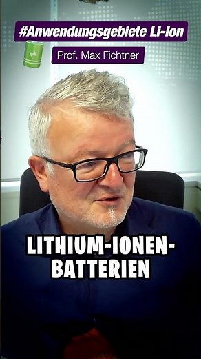 Battery researcher Fichtner 💥 Battery applications are becoming increasingly popular! | Electric ...