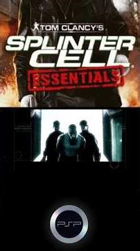 Splinter Cell essential PSP games #retrogaming #gaming #nostalgiaplaystation