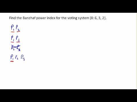 Banzhaf power index 1
