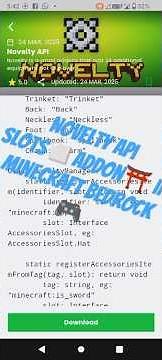 discover this unique addon. Novelty api mod in Minecraft to make game better experience. #Shorts,