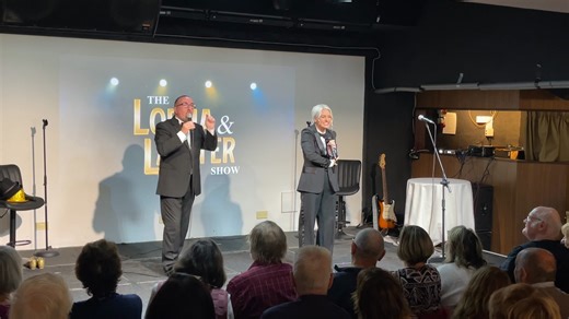 How did Lorna & Laister meet? Simple. She was breastfeeding her 3-month-old on a bus. He was the panicking stranger behind her trying not to look! Fast forward… and somehow we became a comedy double act. Life’s weird. We love it. Just a really short section of our nearly 3 hour show at The Concorde Club in Eastleigh last week. Thank you to everyone who supported us and our special guests Simon Blight and Paul Cobley. Don't forget you can catch us at The Majestic Tours flagship Templestowe Hotel 