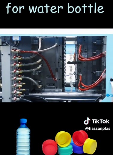 Cap injection molding machine #cap #waterbottle #injectionmoldingmachine #plasticmould #capmould