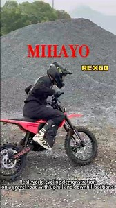 How does MIHAYO REX60 perform on rough gravel roads? #ebike #mihayo #dirtbike #motocross #bikelife